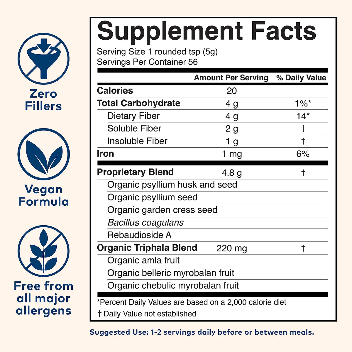 ORGANIC INDIA Psyllium Husk Powder 10 Oz | USDA Organic, Gluten Free, Dietary Fiber Support - view 5