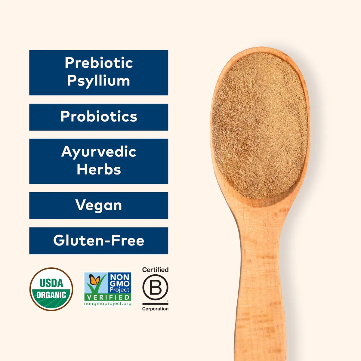 ORGANIC INDIA Psyllium Husk Powder 10 Oz | USDA Organic, Gluten Free, Dietary Fiber Support - view 2