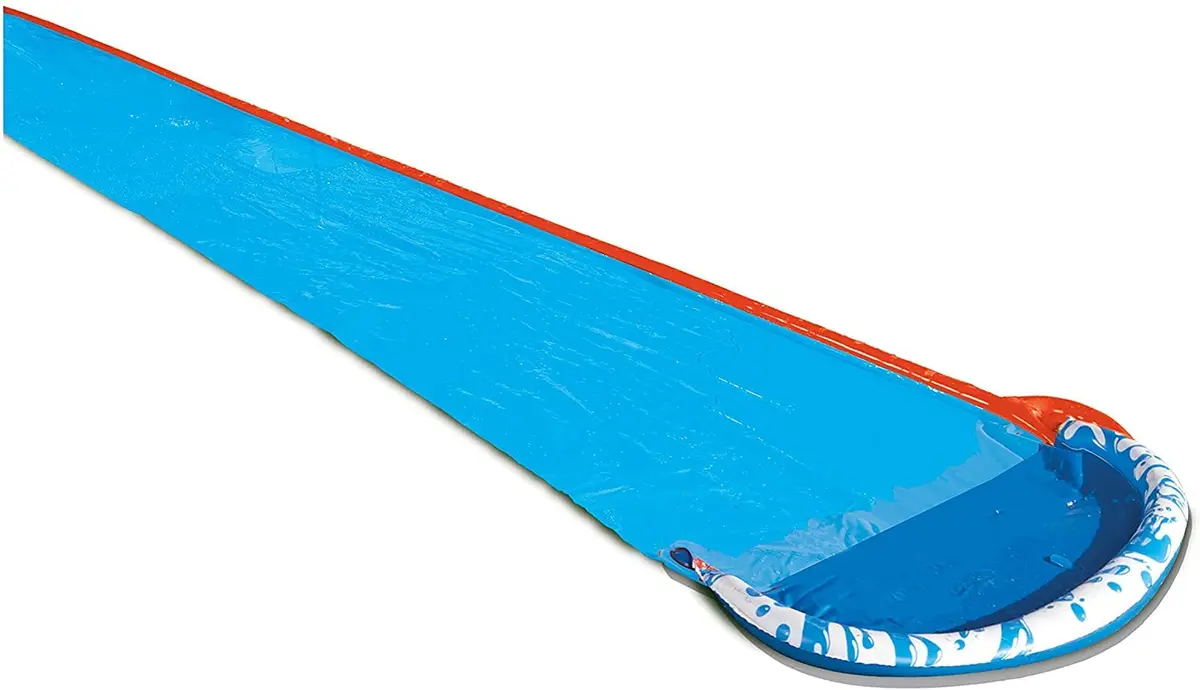 BANZAI Soak 'N Splash Water Slide 5.03 m (16 ft) x 71 cm (28 in) | ASTM-Tested Outdoor Fun - main product image