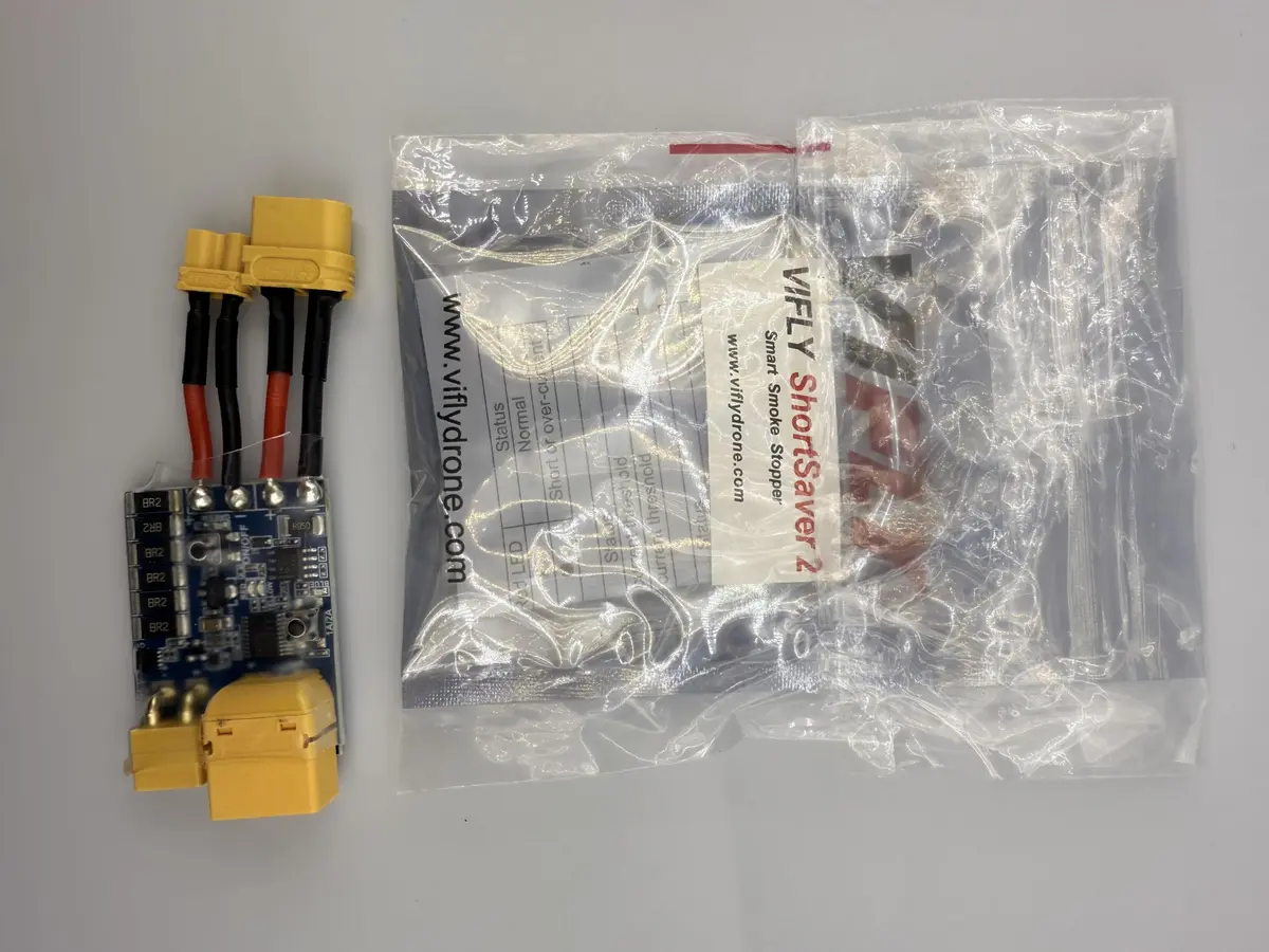 VIFLY ShortSaver V2 Smart Smoke Stopper Electronic Fuse | Fast RC Protection, 1A/2A Threshold, XT60 & XT30 Connectors - view 7