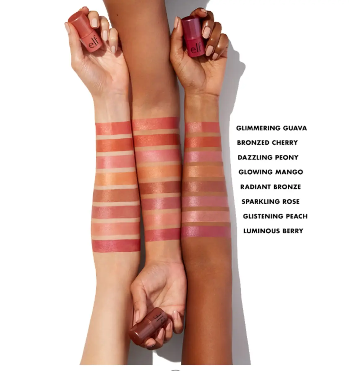 e.l.f. Monochromatic Multi Stick Bronzed Cherry 4.8g (0.17 Oz) | Cream-to-Powder Blendable Color for Eyes, Lips & Cheeks - view 3