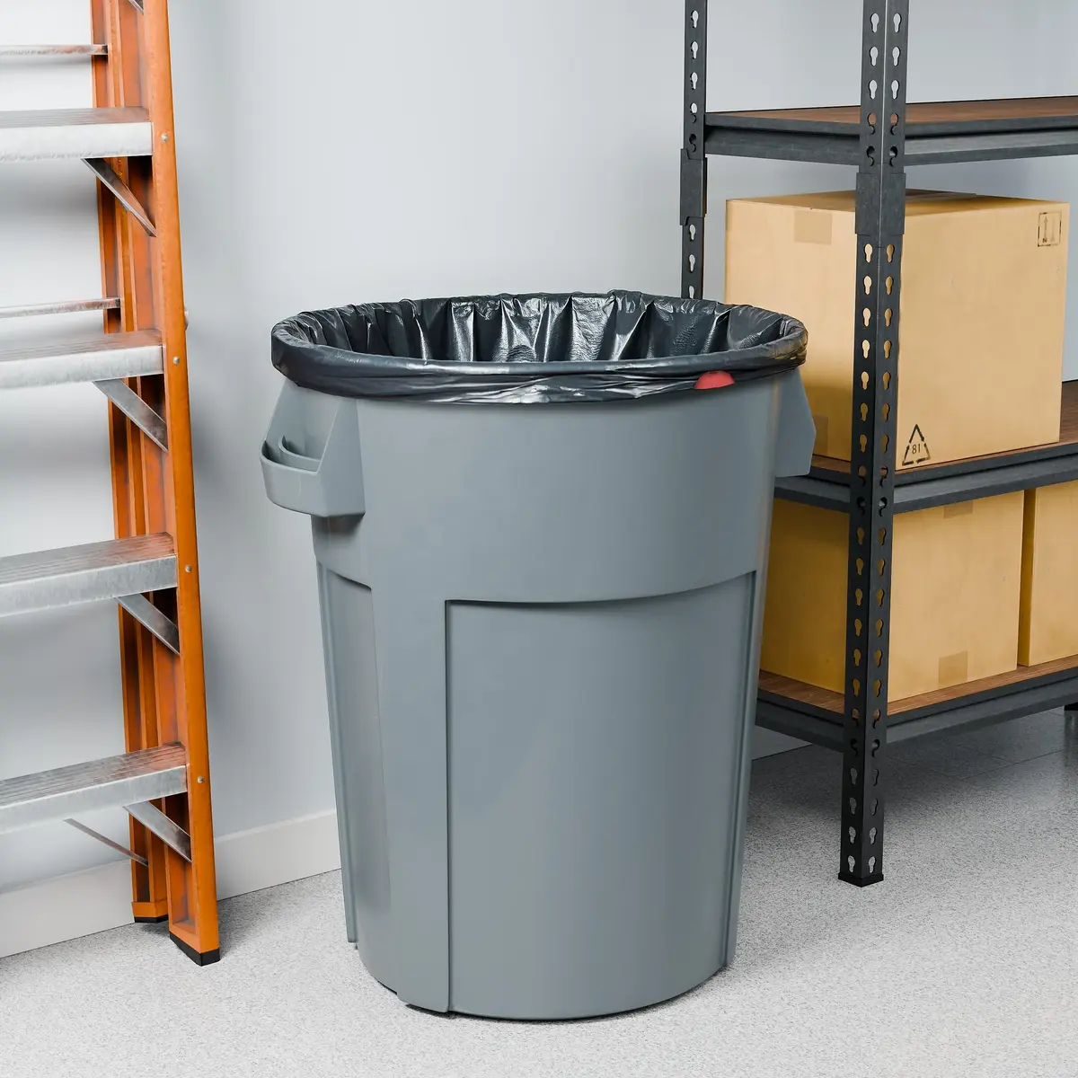 Perk Black Kitchen Trash Bags 33 Gallon | Heavy-Duty Drawstring Liners for Home & Office - view 6