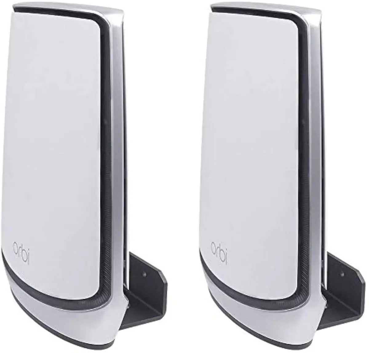 VOMENC WiFi 6 Wall Mount Holder for Orbi Mesh WiFi 6 System | Metal Wall Mount Compatible with RBK850, RBK852, RBS750 (2 Pack) - main product image