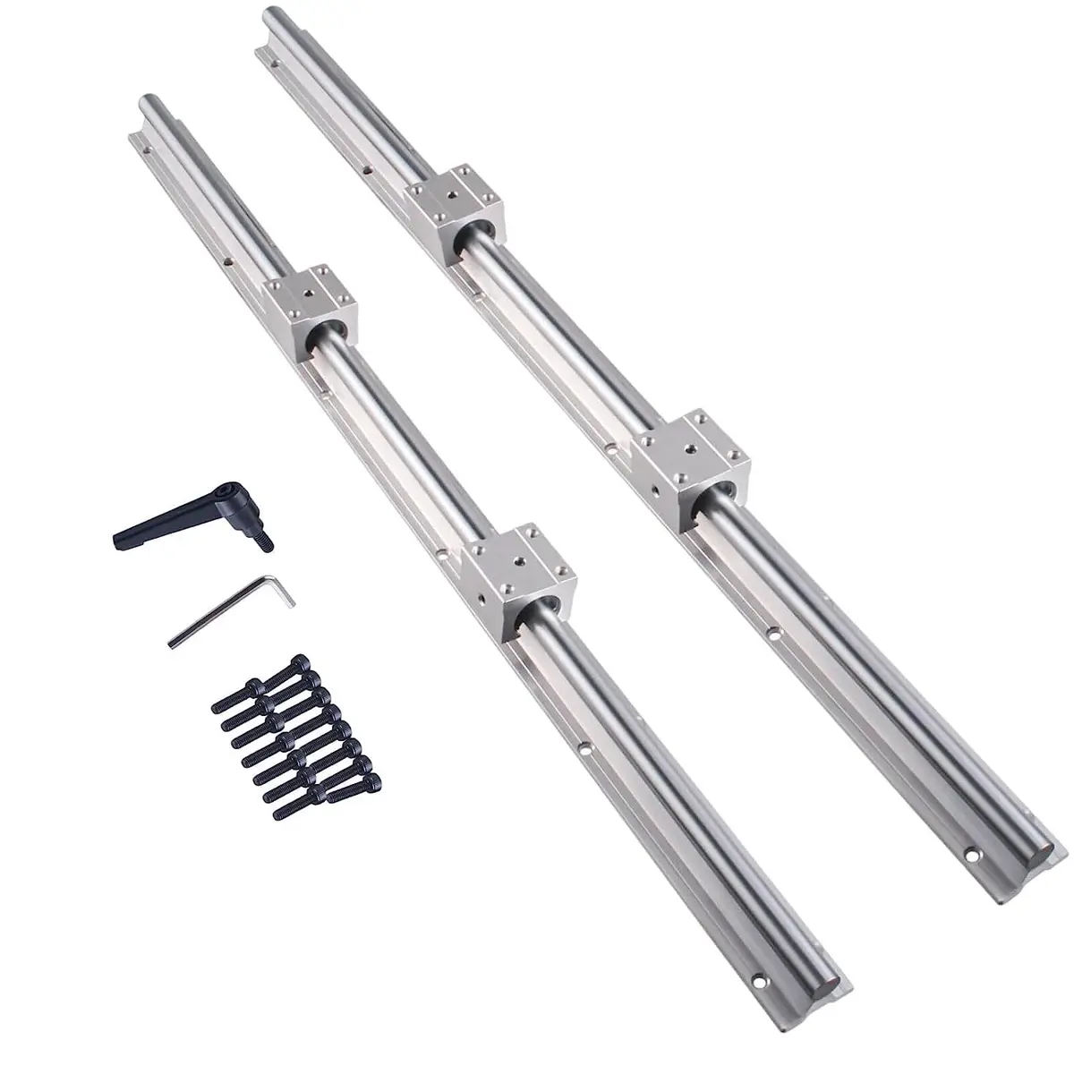 CHUANGNENG Linear Rail SBR12 600mm | Fully Supported Guide for CNC & Automation - main product image