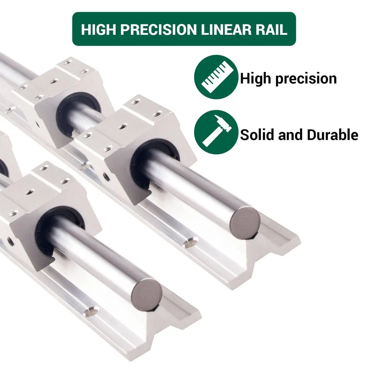 CHUANGNENG Linear Rail SBR12 600mm | Fully Supported Guide for CNC & Automation - view 5