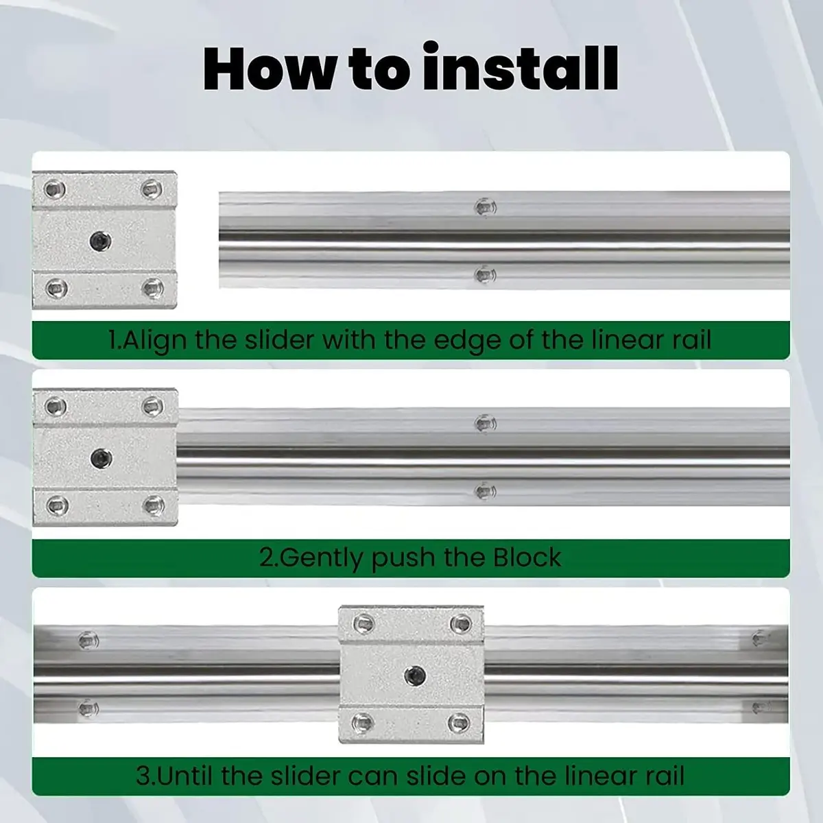 CHUANGNENG Linear Rail SBR12 600mm | Fully Supported Guide for CNC & Automation - view 6