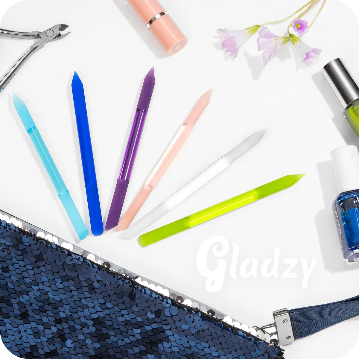 Gladzy Glass Cuticle Pusher - Crystal Glass Cuticle Remover - Professional Nail Care Tool - 160mm (6.3in) - view 8