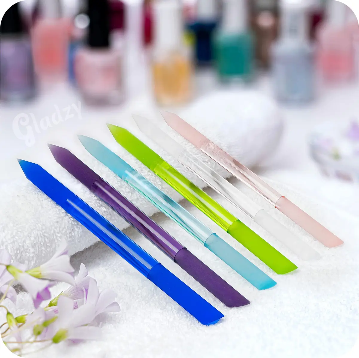 Gladzy Glass Cuticle Pusher - Crystal Glass Cuticle Remover - Professional Nail Care Tool - 160mm (6.3in) - view 9