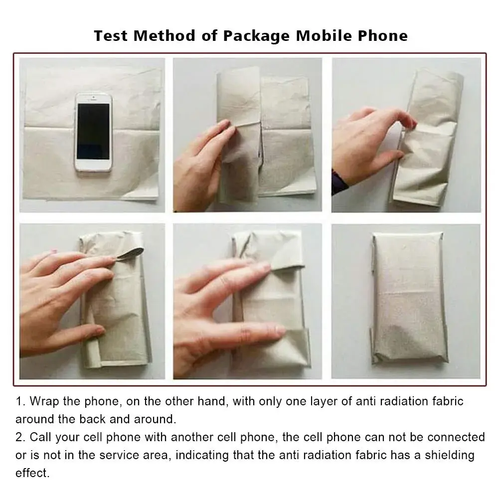 Erthree RF Shielding Fabric, RFID Blocking Material 1m x 1.1m | Blocks Cell, WiFi, GPS Signals - view 5