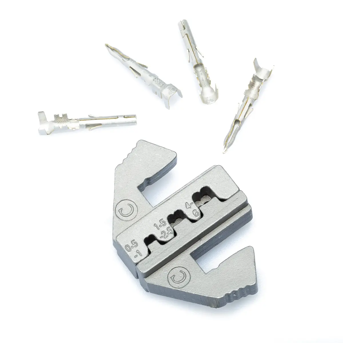 Wirefy Crimping Die for Open Barrel Terminals 20-10 AWG | Precision Magnetic Locking - main product image