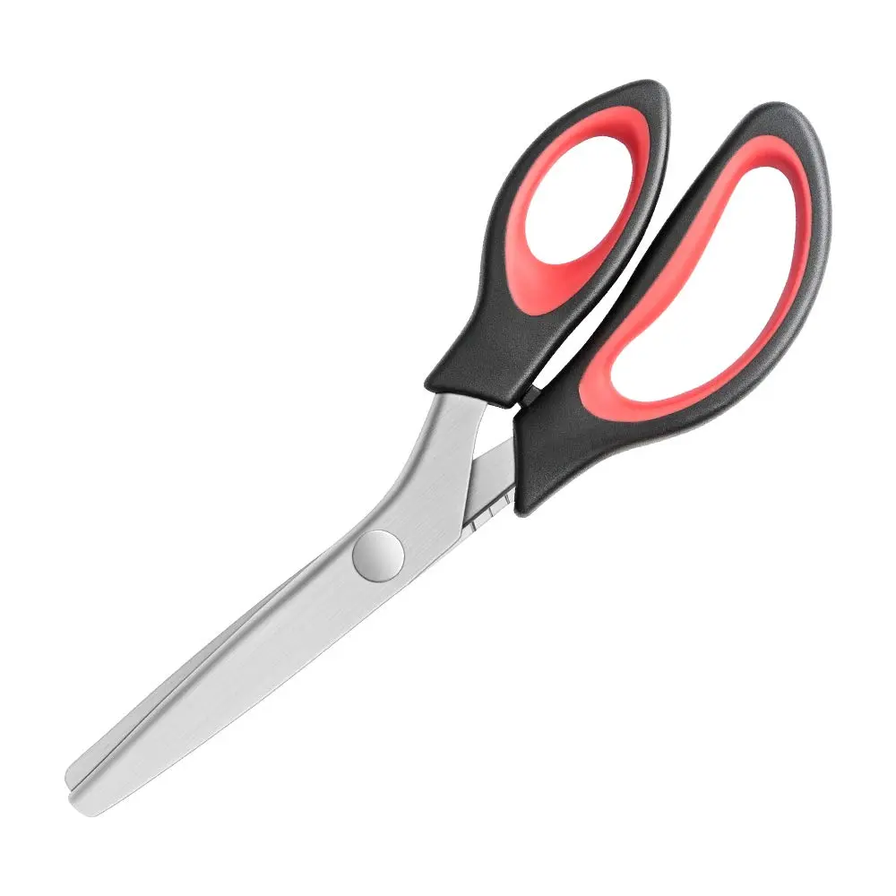 YAZEMKEL Pinking Shears Serrated 9 Inch | Professional Craft Zig Zag Cut Scissors - view 2