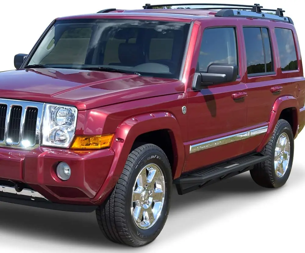 HD Ridez iArmor Running Boards for Jeep Grand Cherokee & Commander 2005-2010 | Aluminum Low Profile Side Step Bars - view 7