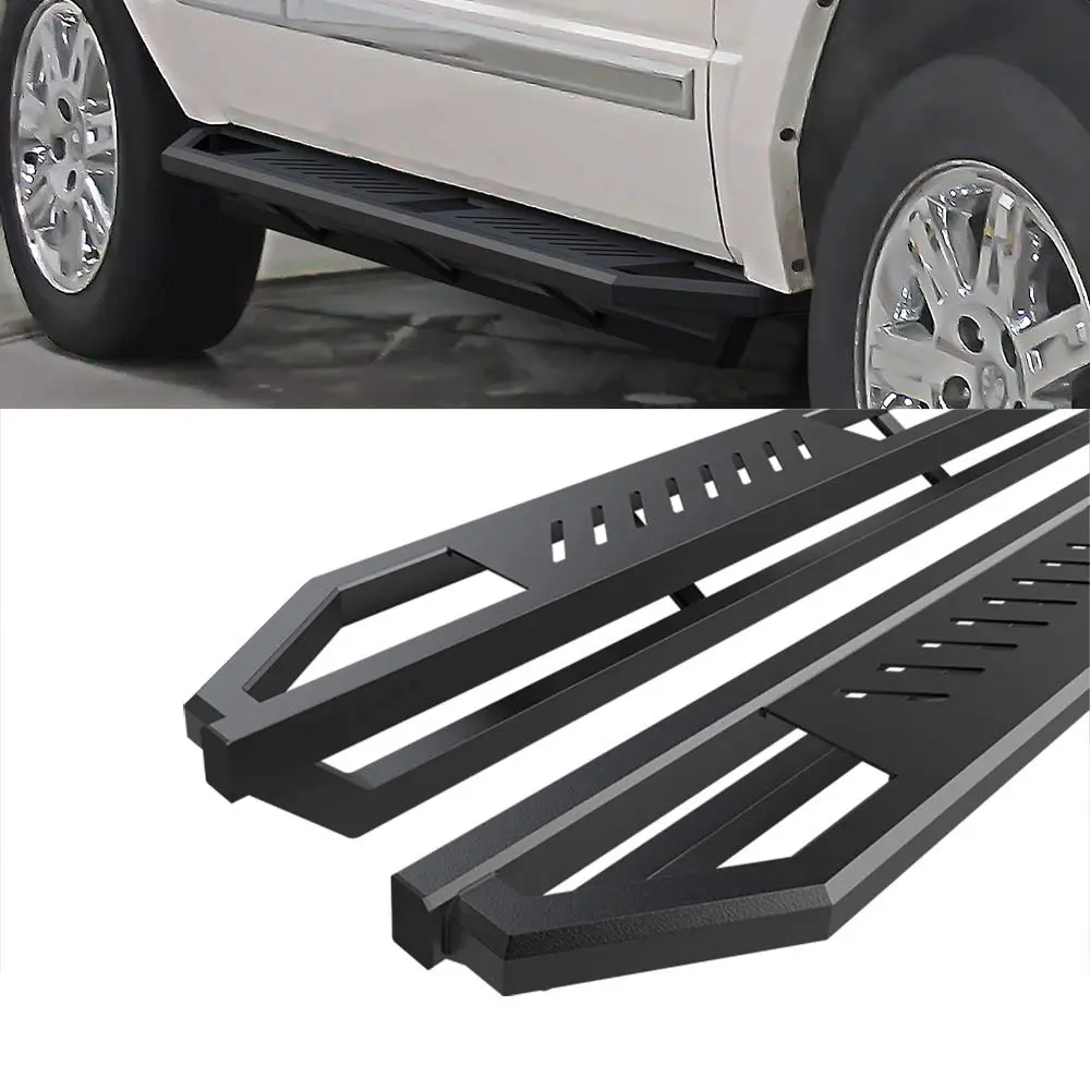 HD Ridez iArmor Running Boards for Jeep Grand Cherokee & Commander 2005-2010 | Aluminum Low Profile Side Step Bars - view 4