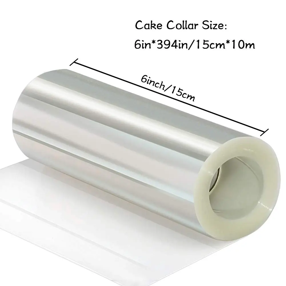 YQL Cake Collar 6x394 Inch | Transparent Acetate Sheets for DIY Baking - view 2