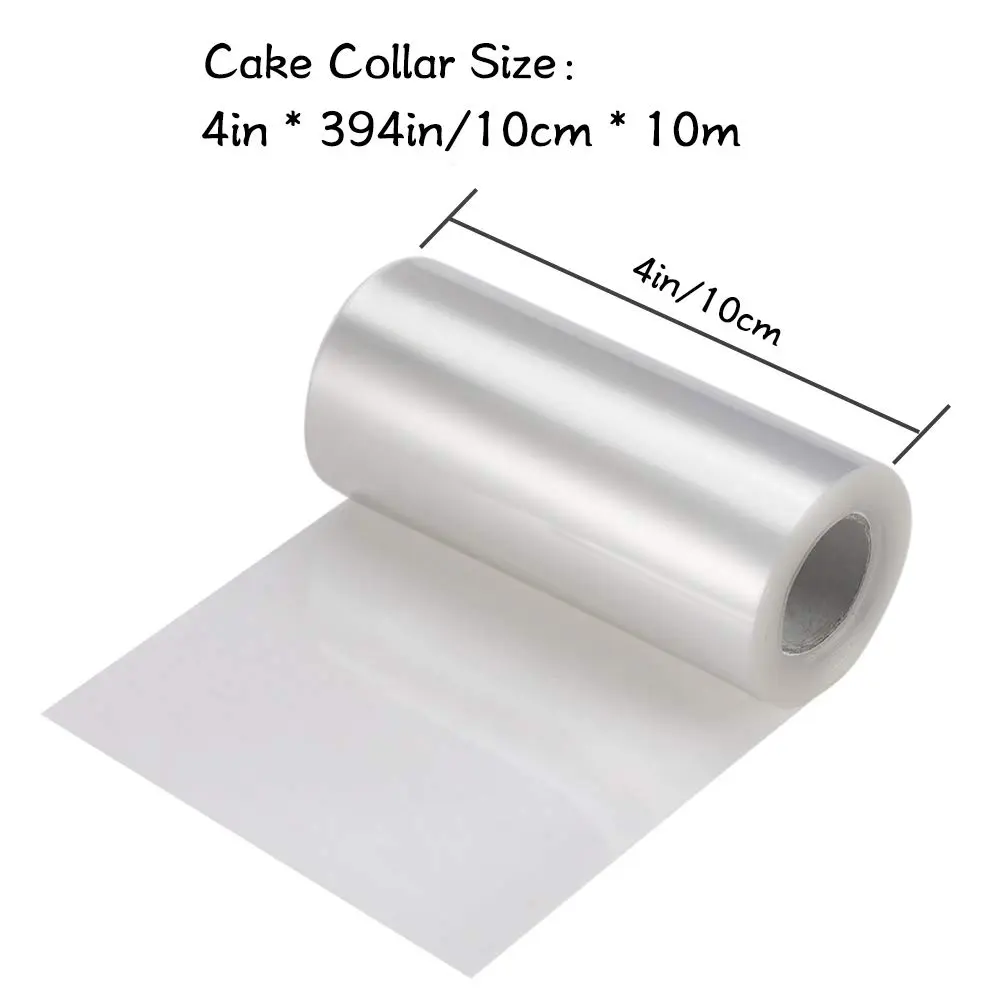 YQL Cake Collar 4x394 Inch | Transparent Acetate Sheet for Baking DIY - view 2