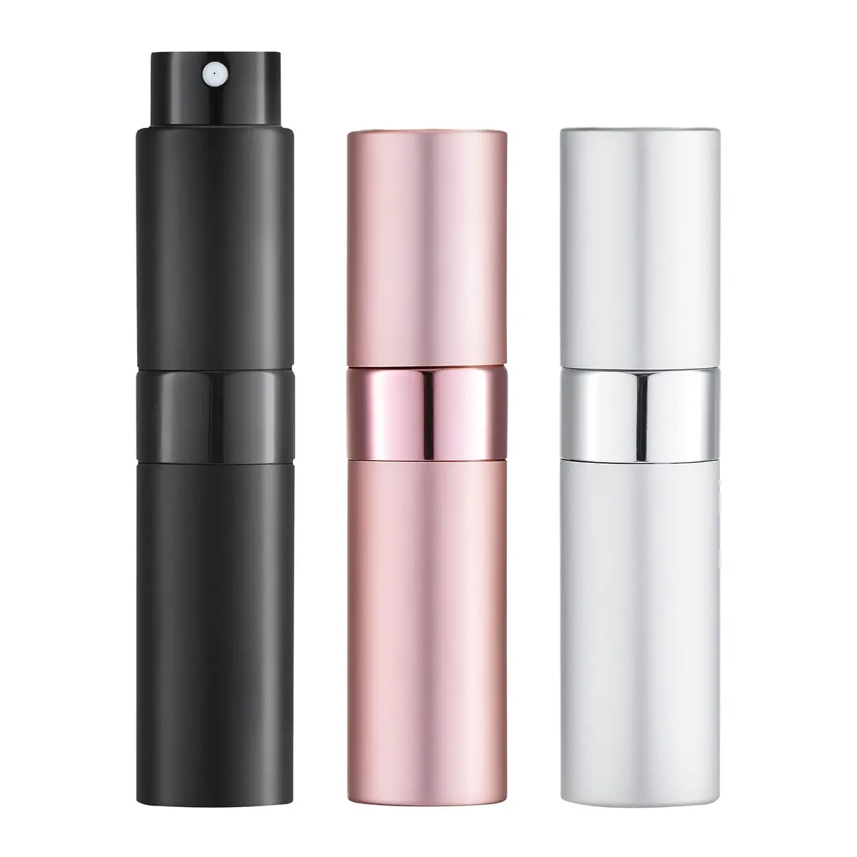 LISAPACK Refillable Perfume Atomizer Spray Bottle 8ml (0.27 Fl Oz) | Twist-Up Leak-Proof Travel Size - main product image