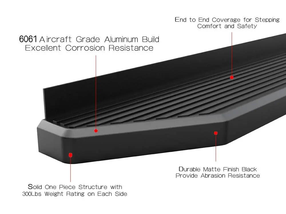 HD Ridez iRunning Board OE Low Profile Black for Transit 2015-2026 | Durable Stainless Steel, Factory-Fit Design - view 5