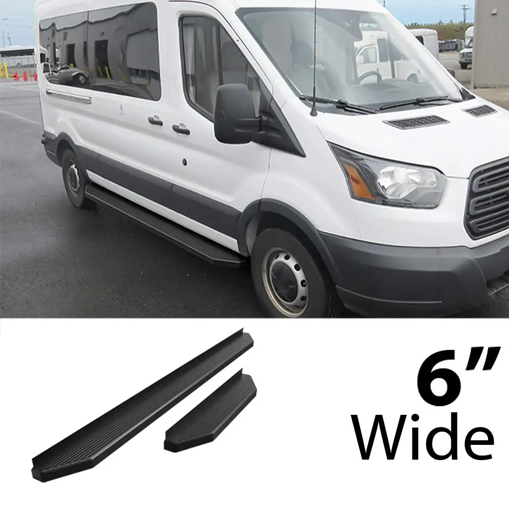 HD Ridez iRunning Board OE Low Profile Black for Transit 2015-2026 | Durable Stainless Steel, Factory-Fit Design - view 2