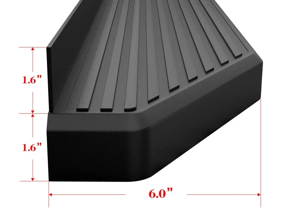 HD Ridez iRunning Board OE Low Profile Black for Transit 2015-2026 | Durable Stainless Steel, Factory-Fit Design - view 3