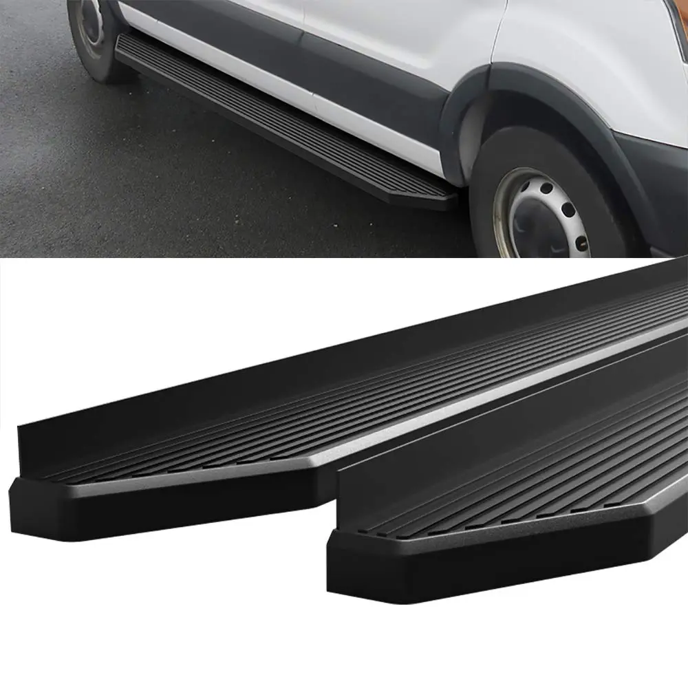 HD Ridez iRunning Board OE Low Profile Black for Transit 2015-2026 | Durable Stainless Steel, Factory-Fit Design - view 4