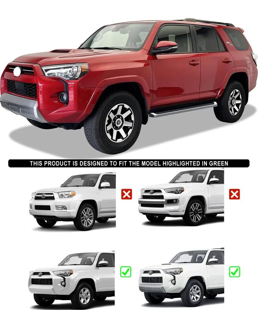 HD Ridez iRunning Boards OE Style for 4Runner SR5 2014-2024 & Trail 10-16 | 6-inch Aluminum Full-size SUV Step - view 6