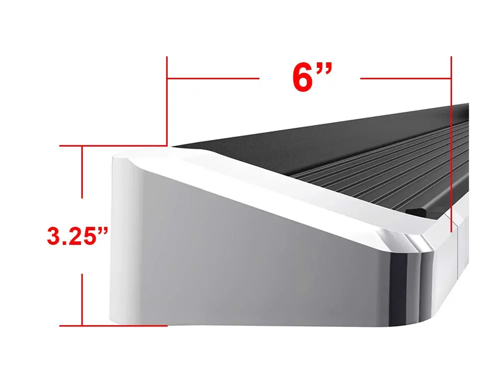 HD Ridez iRunning Boards OE Style for 4Runner SR5 2014-2024 & Trail 10-16 | 6-inch Aluminum Full-size SUV Step - view 3