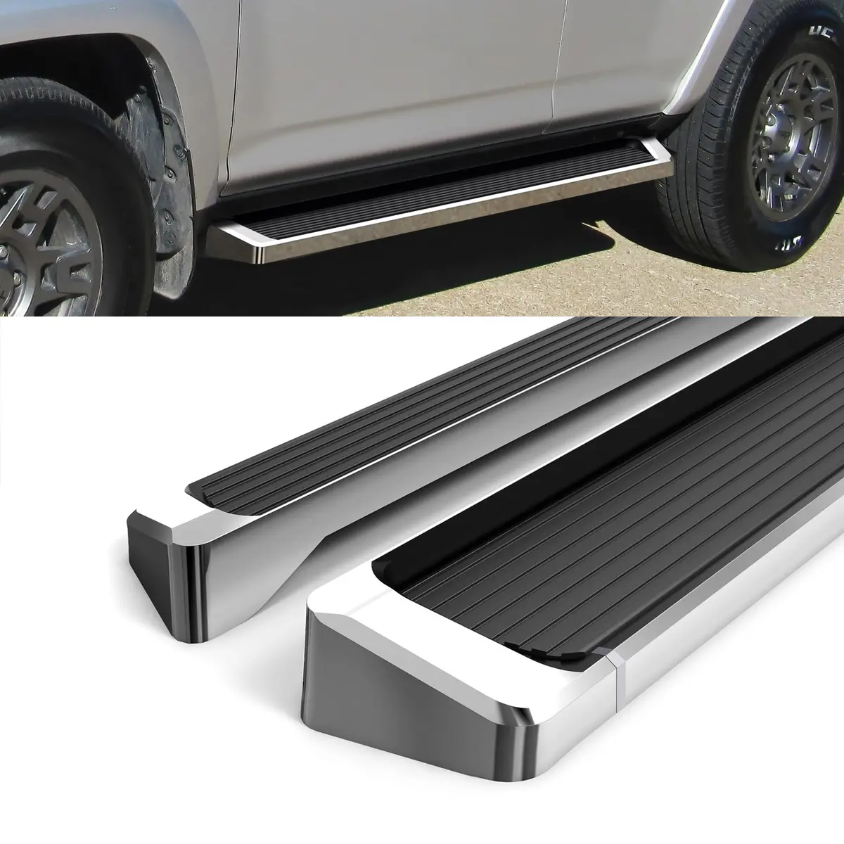 HD Ridez iRunning Boards OE Style for 4Runner SR5 2014-2024 & Trail 10-16 | 6-inch Aluminum Full-size SUV Step - view 4
