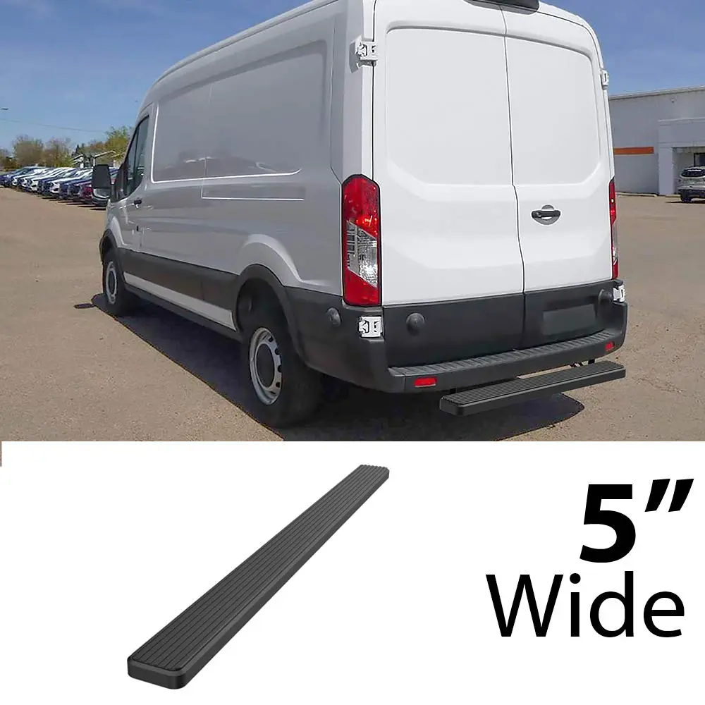 HD Ridez iBoard 5in Running Boards Black for Transit 2015-2026 | Heavy Duty OEM Style - view 2