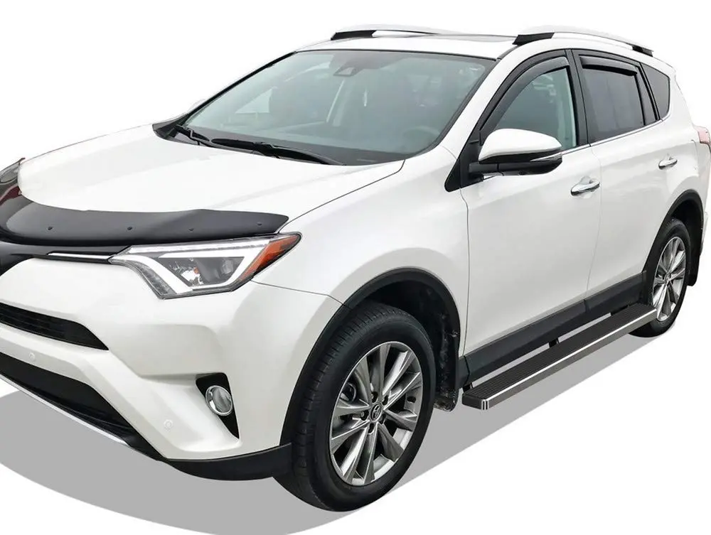 HD Ridez Running Board 5" Silver Compatible with Toyota RAV4 2016-2018 | Supports up to 300 lbs - view 7