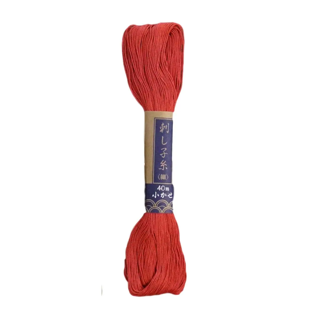 Daruma Yokota Daruma Sashiko Thread 5 Skein Essential Color Set (Thin Sashiko Thread - Hoso) | Cotton, White, Indigo, Red, Black - view 5