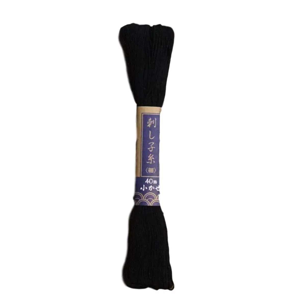 Daruma Yokota Daruma Sashiko Thread 5 Skein Essential Color Set (Thin Sashiko Thread - Hoso) | Cotton, White, Indigo, Red, Black - view 6