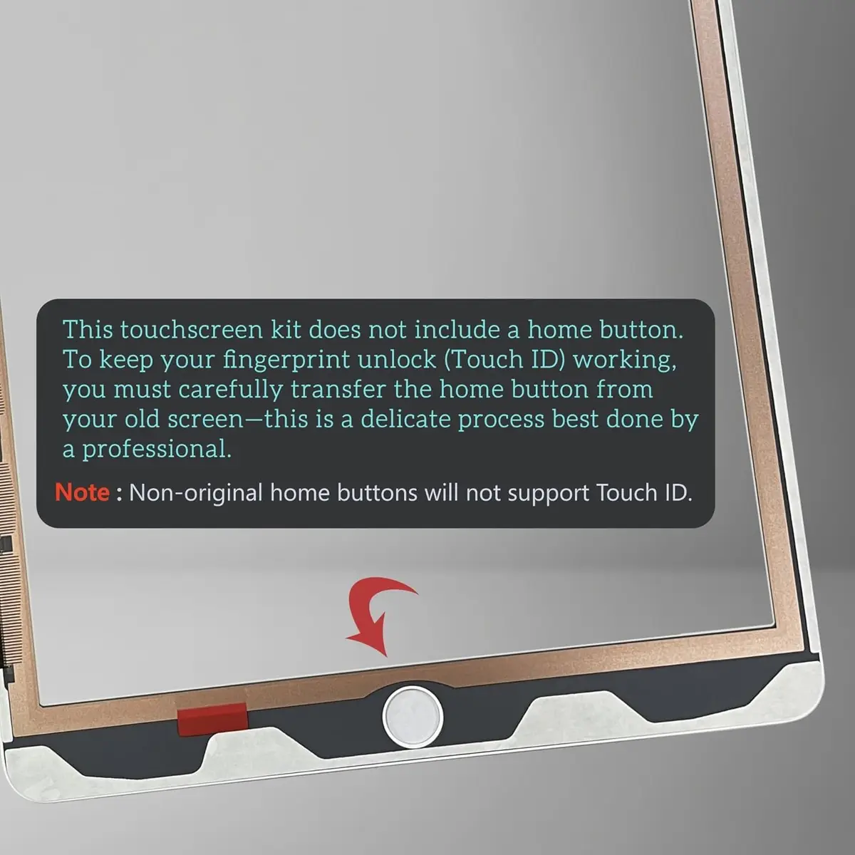 TPhaelay White iPad 7th/8th Gen 10.2" Screen Replacement Digitizer | Tested & Ready for India - view 4