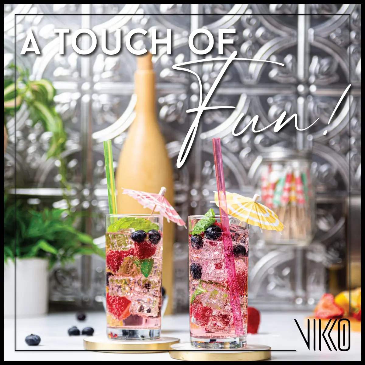 Vikko Classic Highball Drinking Glasses 10 oz | Heavy Base – Thick & Durable for Water, Juice, Soda, Cocktails - view 4