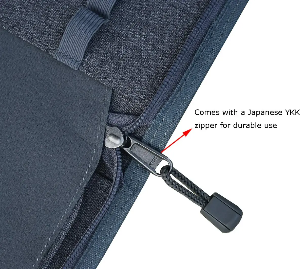 erofa 48 Slots Gray Fountain Pen Case, Canvas Pen Holder Display Pouch Bag Storage 33cm x 25cm | Water Resistant Canvas Organizer - view 6