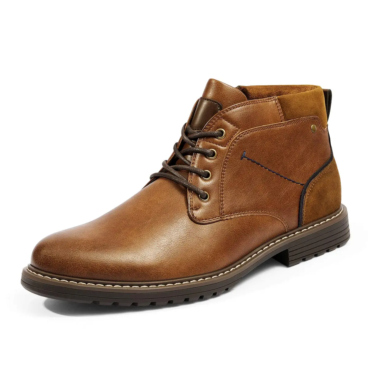 Bruno Marc Men's Chukka Dress Boots Brown 12 | Classic Casual Style with Comfort - main product image