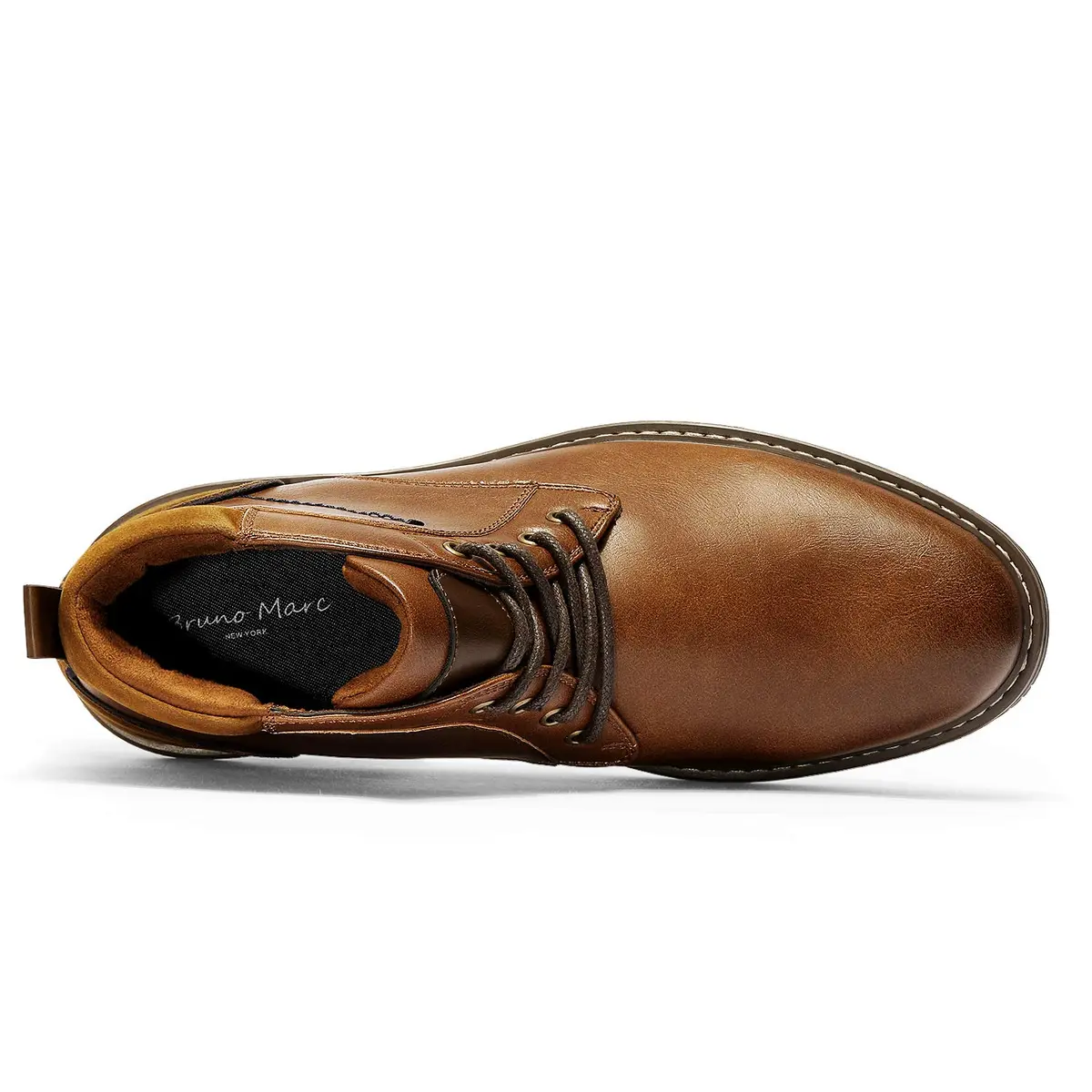 Bruno Marc Men's Chukka Dress Boots Brown 12 | Classic Casual Style with Comfort - view 2