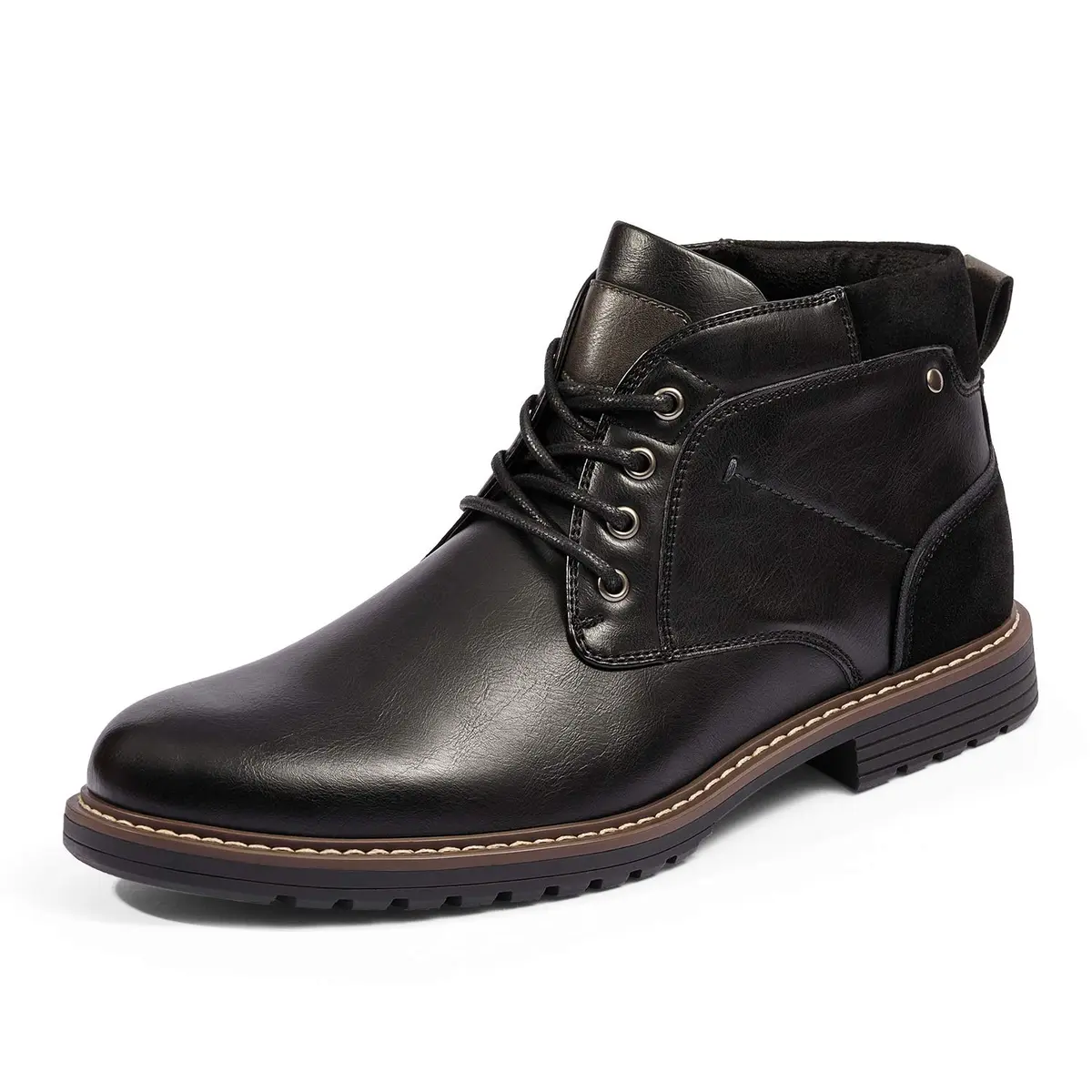 Bruno Marc Men's Chukka Dress Boots Casual Shoes,Black,12 | Classic Low Heel Suede - main product image