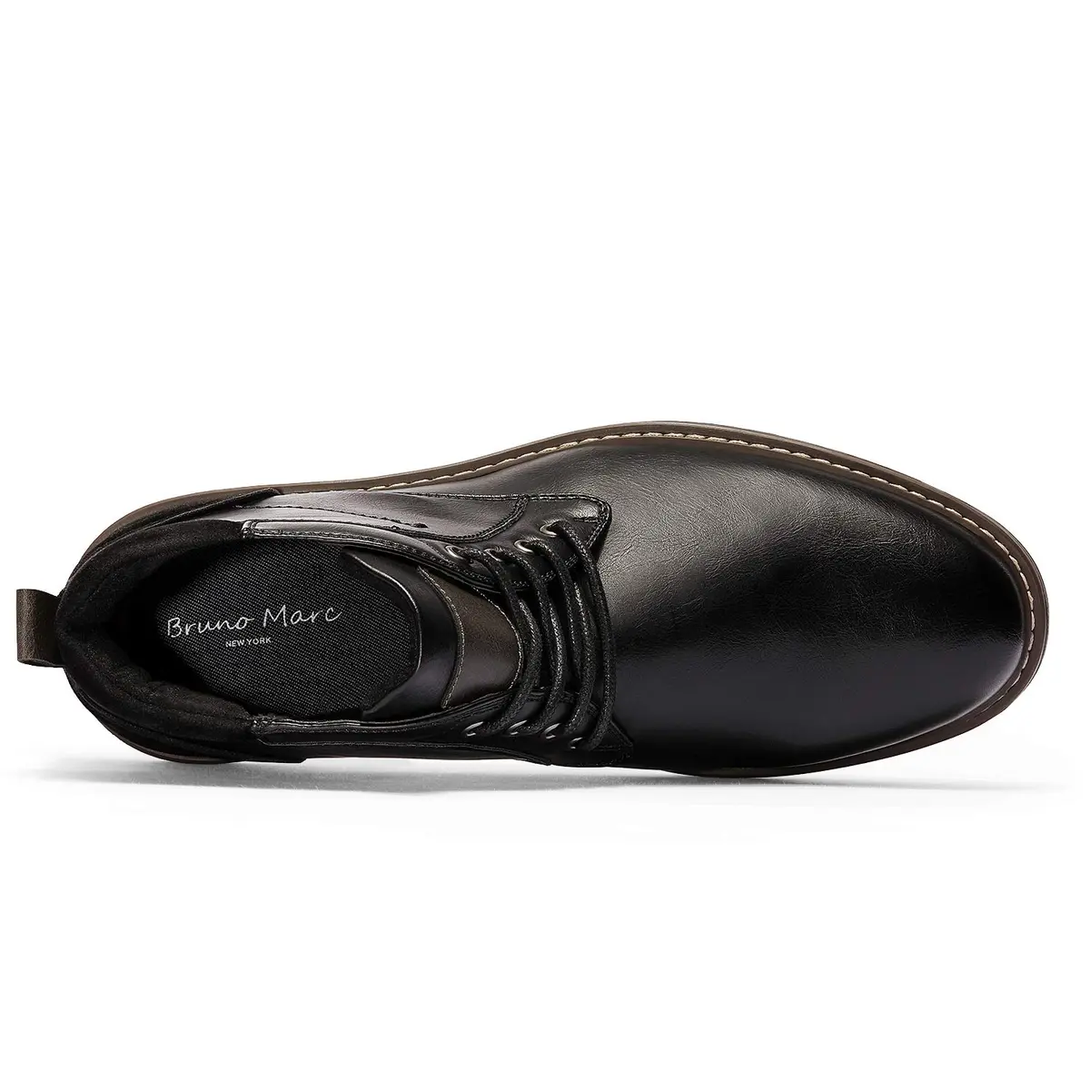 Bruno Marc Men's Chukka Dress Boots Casual Shoes,Black,12 | Classic Low Heel Suede - view 2
