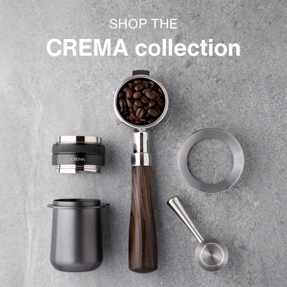 CREMA 53.3mm Coffee Distributor & Hand Tamper for Breville Portafilters | 1lb 3oz (530g) Stainless Steel Base | Silver - view 6