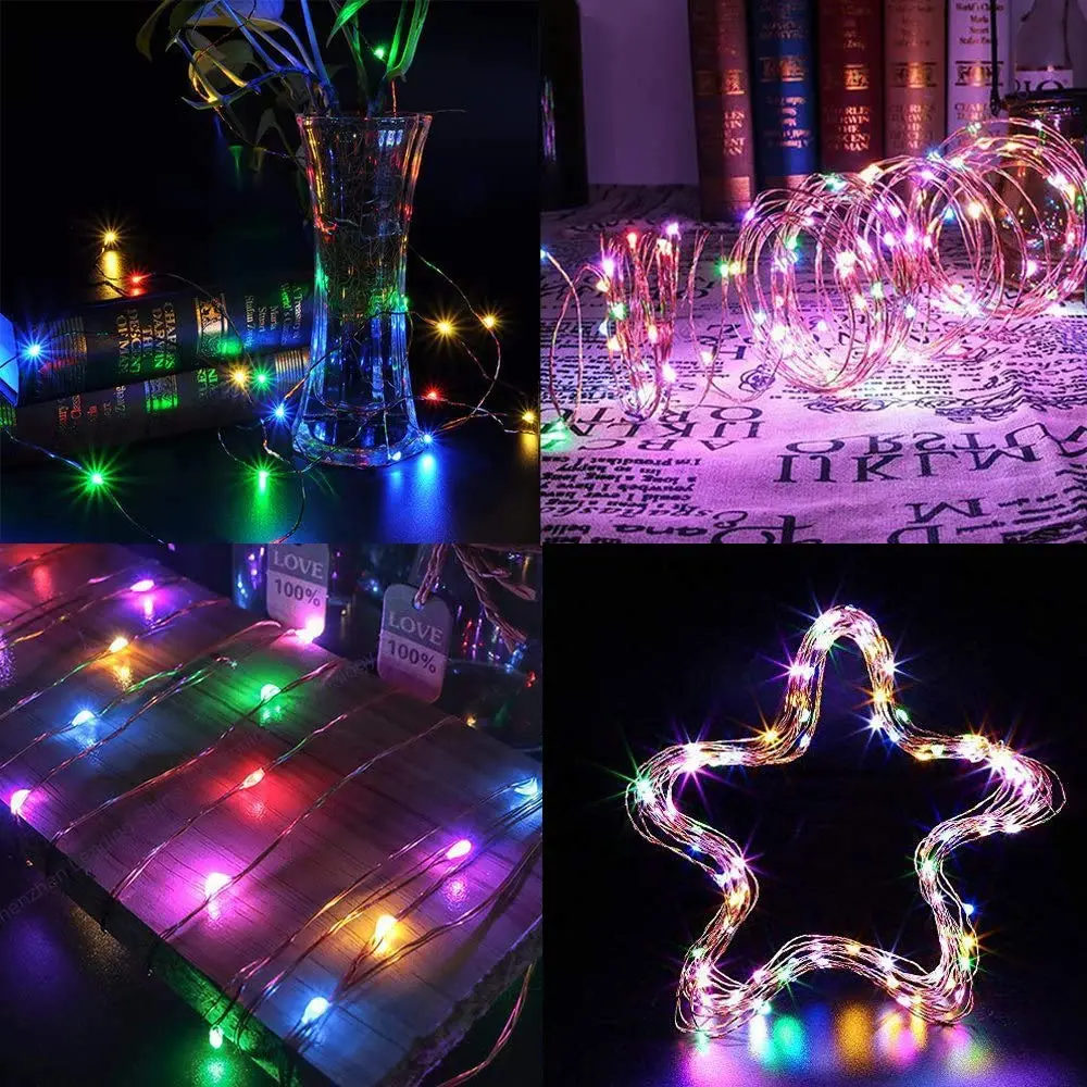Lezonic Solar String Lights 240 LED 24M Multicolored | Waterproof Garden Decor - view 5