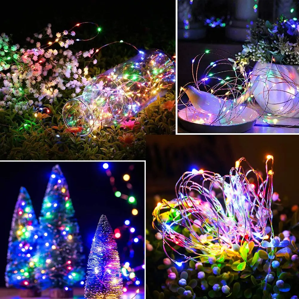 Lezonic Solar String Lights 240 LED 24M Multicolored | Waterproof Garden Decor - view 2