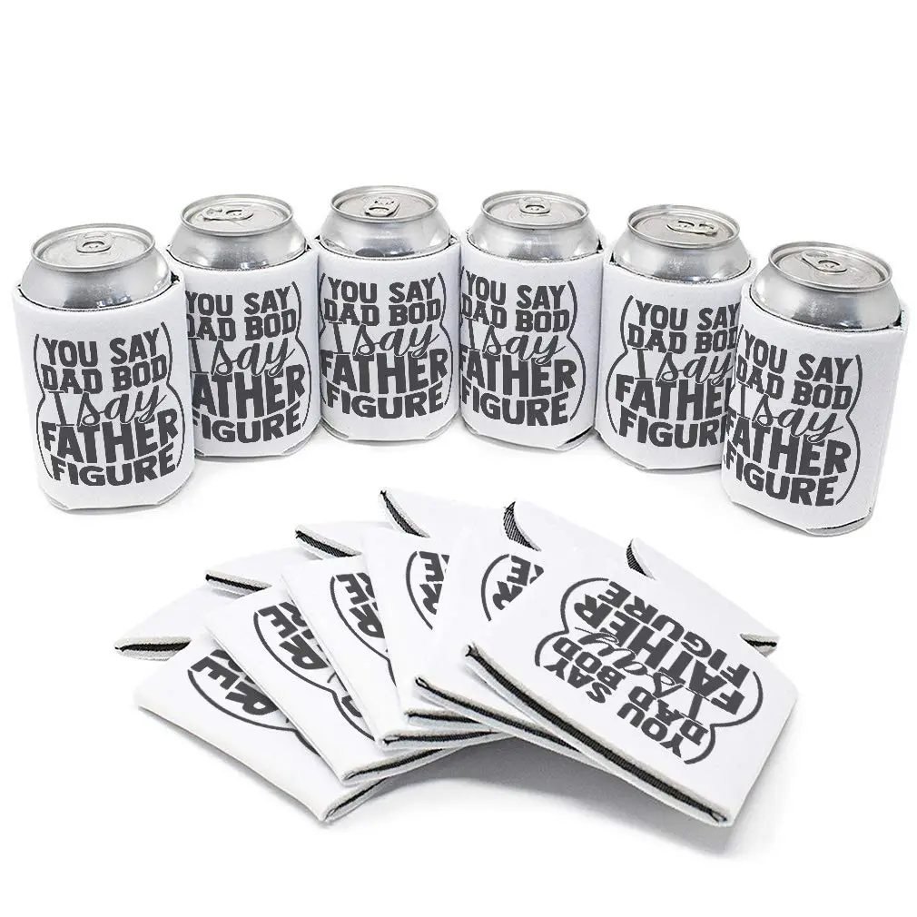 Style In Print Sleeves for Cans Drink Cooler | Funny Dad Bod Father Figure Beer Cover 4.25in - view 3