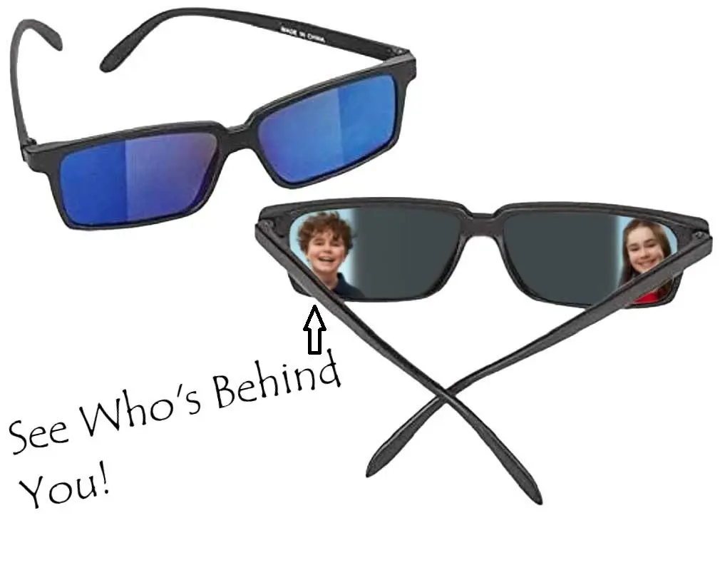 Zugar Land Top Secret Spy Glasses For Kids Rear View Sunglasses 3 Pack | Novelty Toy Glasses with UV Protection - view 3