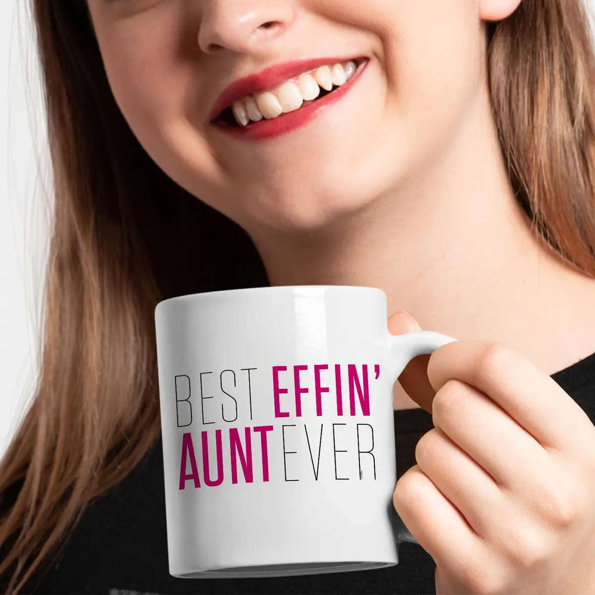 Veracco Best Effin' Aunt Ever Ceramic Coffee Mug For Him Birthday | 11oz White Ceramic - view 6