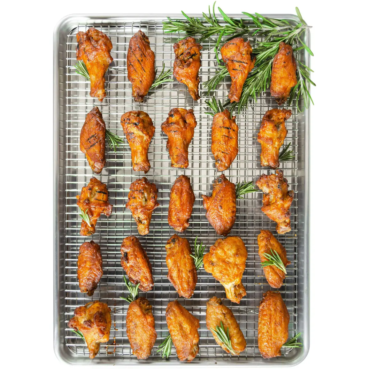 Fat Daddio's CR-HALF Stainless Steel Cooling & Baking Rack 12 x 17 Inch | Durable, Oven Safe & Dishwasher Friendly - view 6