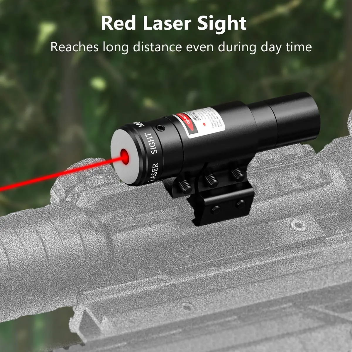 MidTen 3-9x32 4-in-1 Scope Combo with Dual Illuminated Scope Optics & Laser Rangefinder | Aim & Shoot - view 6