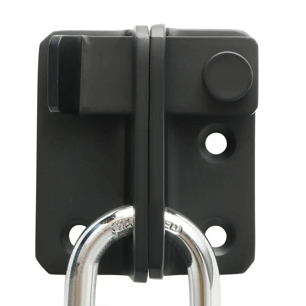 Alise Heavy Duty Flip Latch Gate Latch, Matte Black Stainless Steel Door Lock | For Barn Wood Fence Sliding Doors - main product image