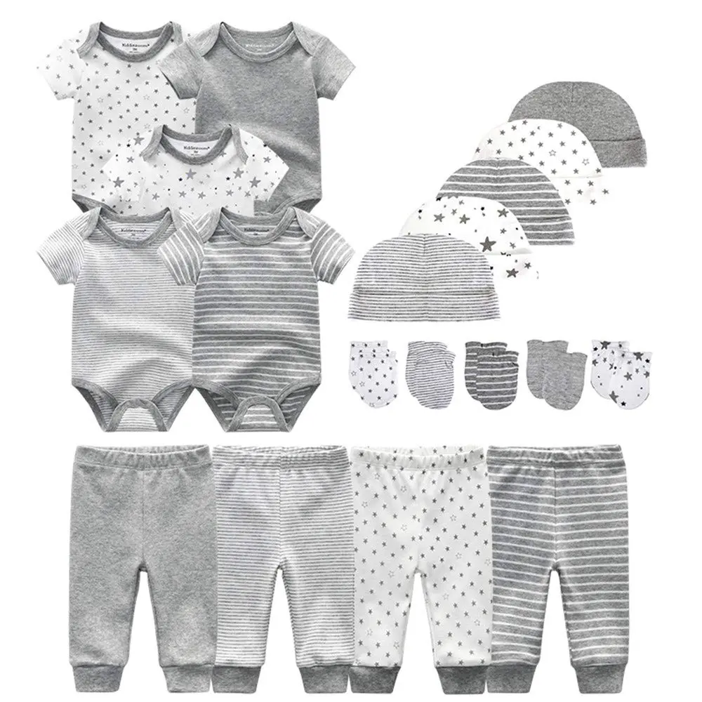 Kiddiezoom Unisex Baby Layette Essentials Giftset 19-Piece | Soft Cotton, Perfect for Newborns - main product image