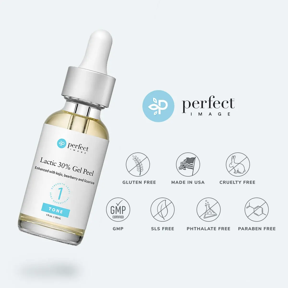 Perfect Image Lactic Gel Peel 30% Strength for All Skin Types | Collagen Boost & Skin Brightening - view 4