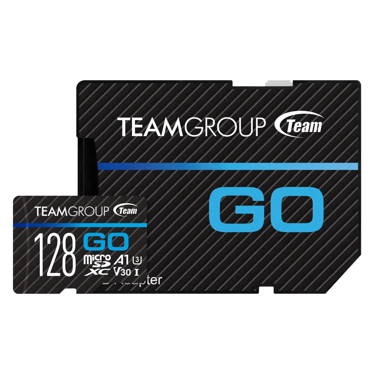 TEAMGROUP GO Card 128GB Micro SDXC UHS-I U3 V30 4K with Adapter | Action Camera Memory Card - view 6